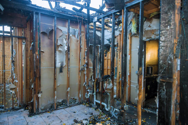 Professional Emergency Fire Cleanup technician working in Marion, PA